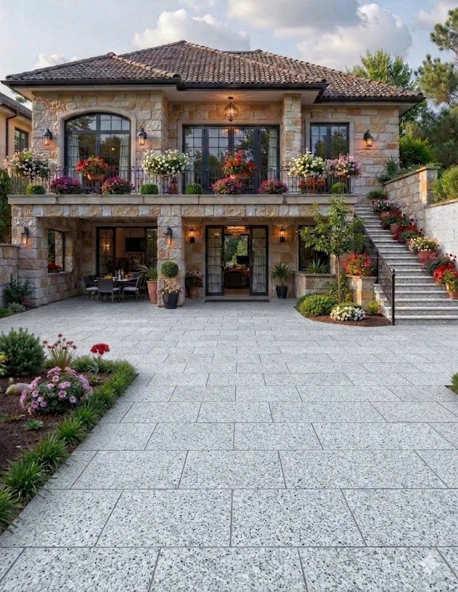Đá Granite Lát Sân Chống Trơn 30x60cm